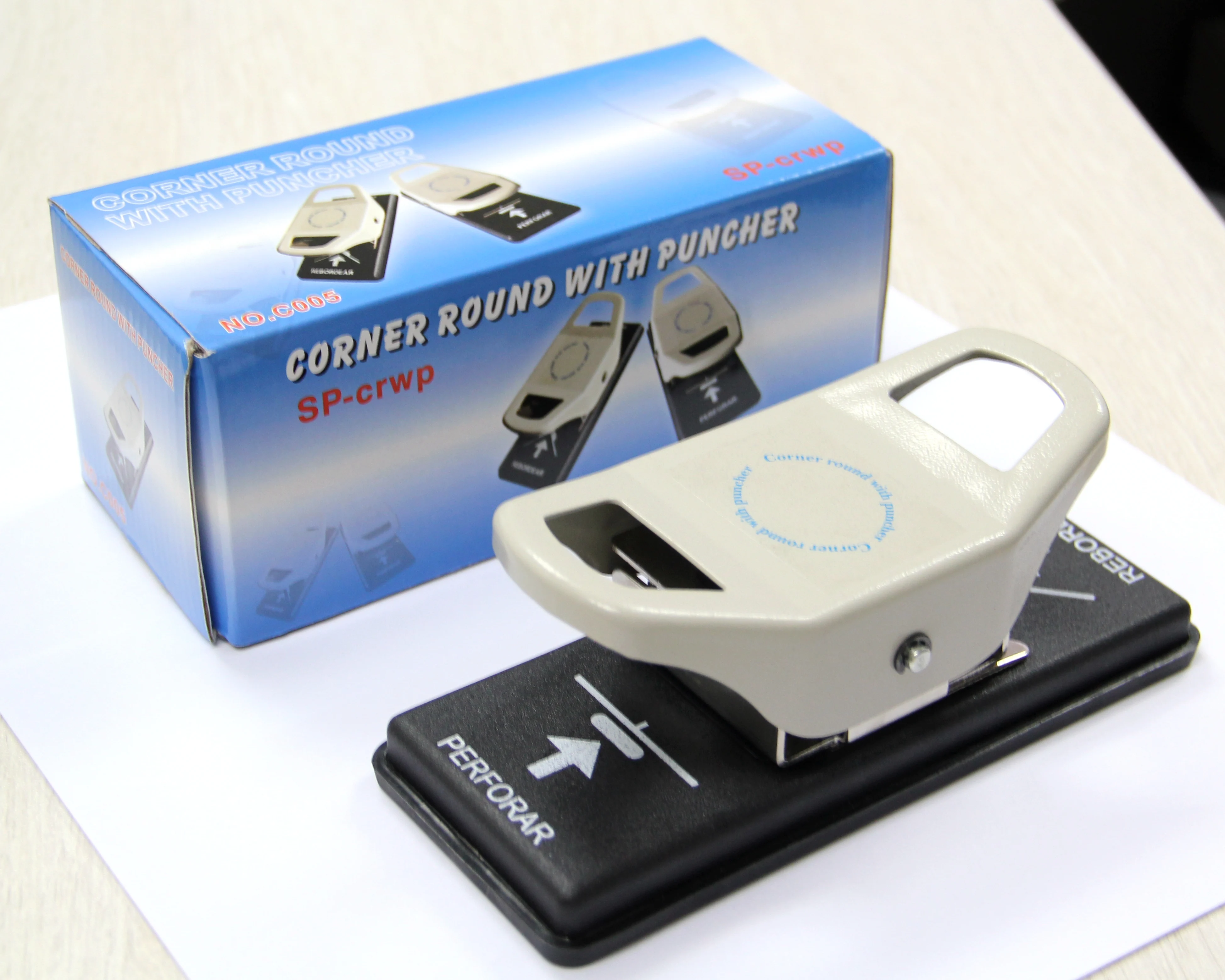 Corner cutter Handheld 2 in 1 Plastic PVC Paper Slot Hole Round Corner Rounder Punch price