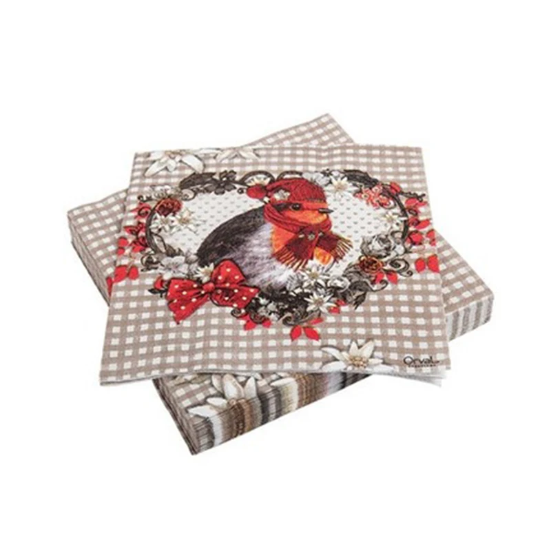 Салфетка из коричневой бумаги для ухода за здоровьем