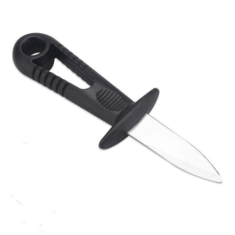 Oyster Knife with Guard Scallops Opener For Seafood Shell Opening Multi Use Pry Knives Open Oysters and Shells Directly OK304