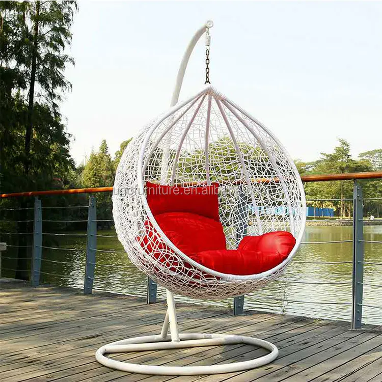 
China wholesale websites outdoor furniture swing rattan hanging egg chair 