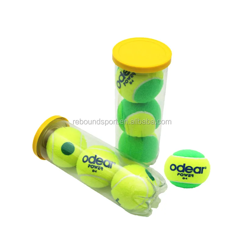 China Manufacturer ITF Custom Green Dot Printing Stage 1 Kids Tennis Ball