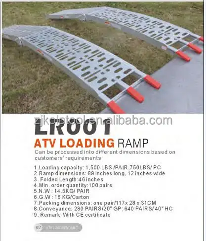 1500 фунтов (680 кг), Заводская поставка, горячая Распродажа, рампа, грузовое оборудование для мотоцикла