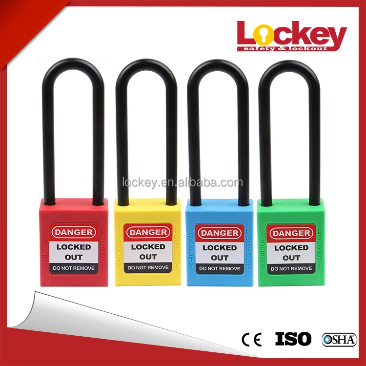 Локаут Вывешивание Предупреждающих Ярлыков Длинные Пластиковые Дужка Замка Безопасности
