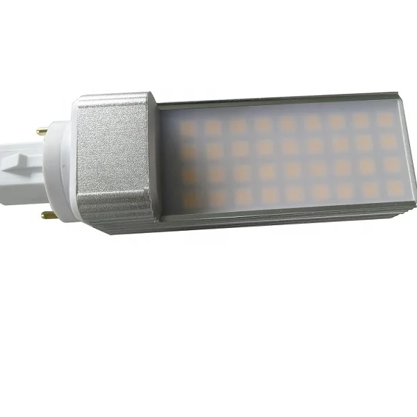 
Able High Quality No flicker Eye Protect Aluminum Housing milky cover 7W 5050 SMD 120V 230V 2700k G24 Plug in Led Light 