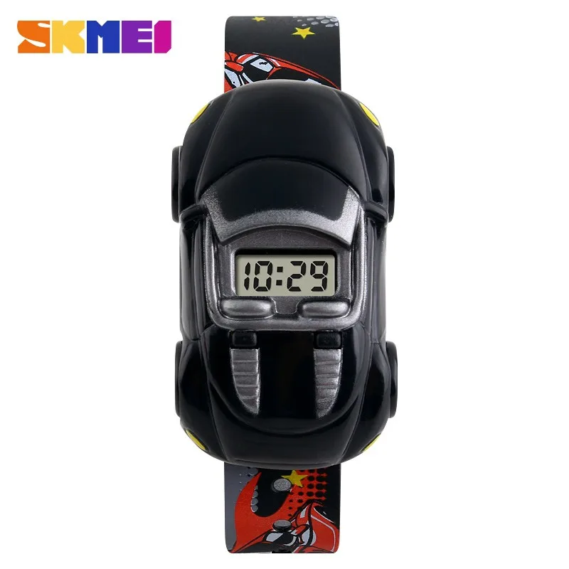 Fashion Creative Children Watch SKMEI 1241 Brand Cartoon Car Digital Kids Watches For Boys Girls Dress Wristwatches