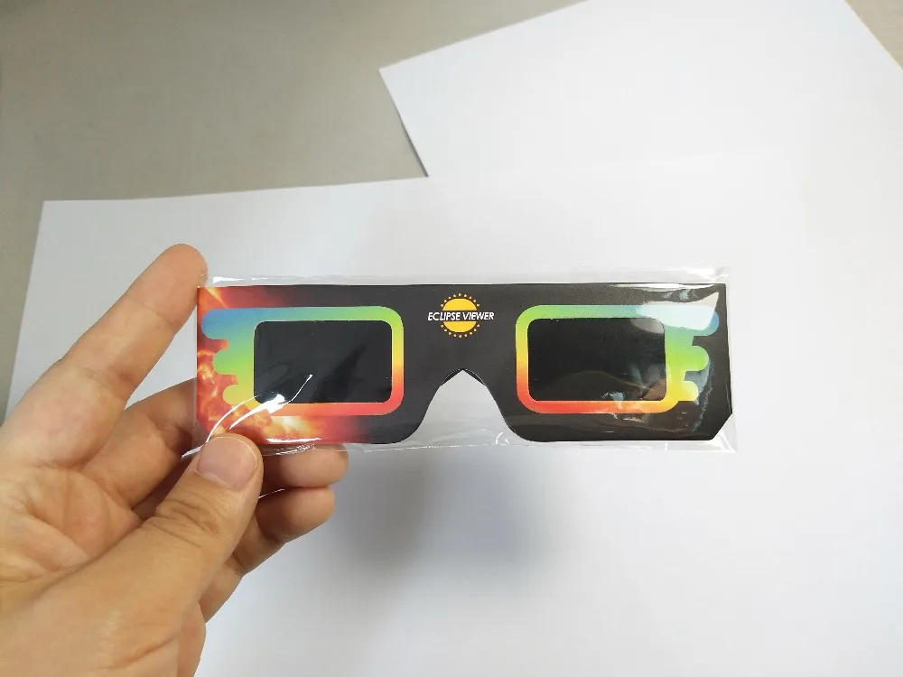 More Popular Wholesale Custom Printed  paper solar eclipse glasses 2020  in Chile