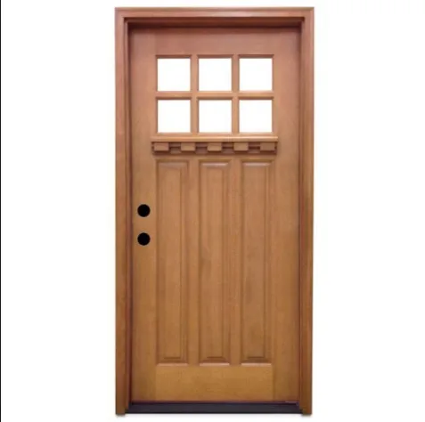 Simple kerala teak wood front main door design teak wood main door price