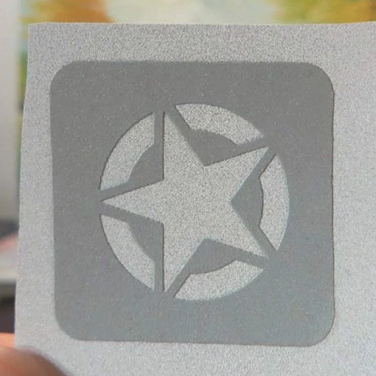 yiwu gillian Factory Direct Light Reflective Stickers Reflective Safety Sticker Light Reflective Sticker