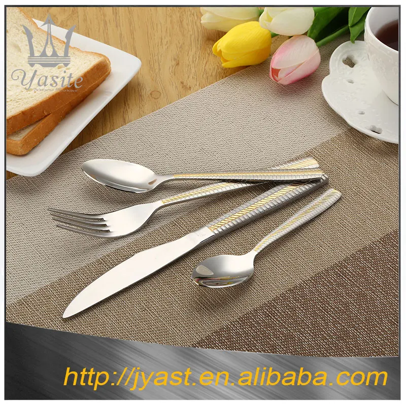 2016 Турция посеребренные 18/10 столовые приборы из нержавеющей стали вилка и ложка набор