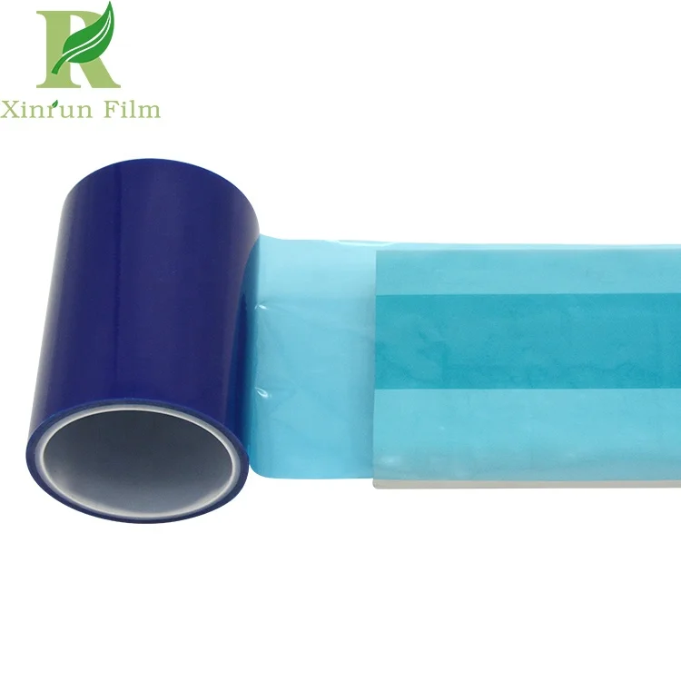Scratch Against Self Adhesive PE Blue Protective Film for Plastic Sheet