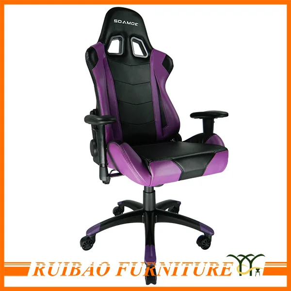 2016 Новый Расширенный Нейлон Базы Кожи Лучшее Видео Игры Стул для Взрослых