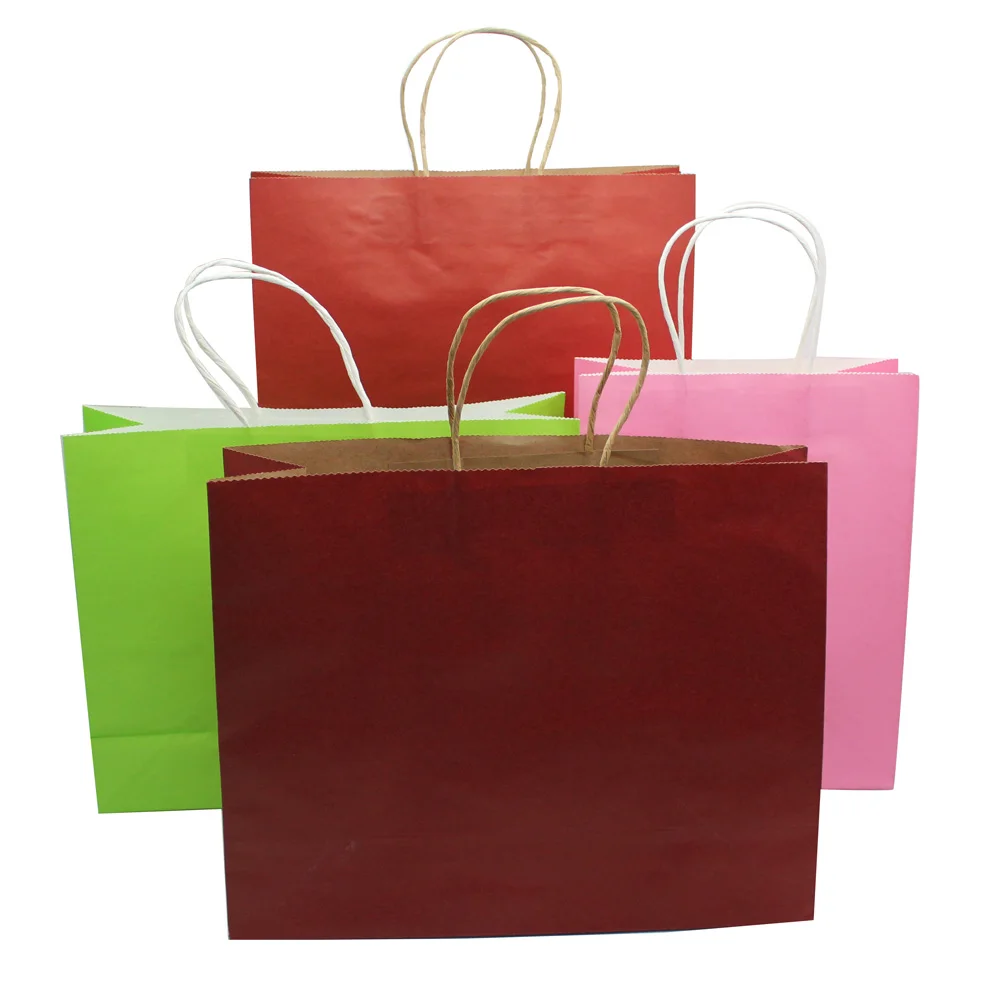 customized cheap&recyclable shopping&packaging paper bag/sack