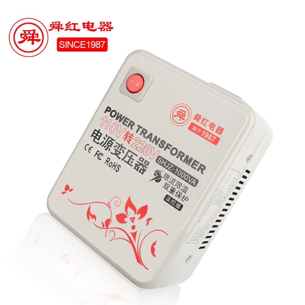 Силовой трансформатор 1000 Вт 110 В до 220 мороженого машина бытовая техника voltag конвертер