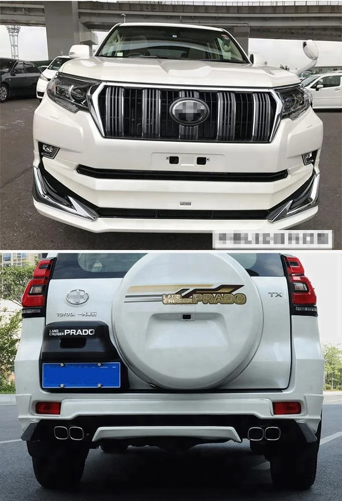 Комплект чехлов для переднего и заднего бампера OE Toyota Prado 2018