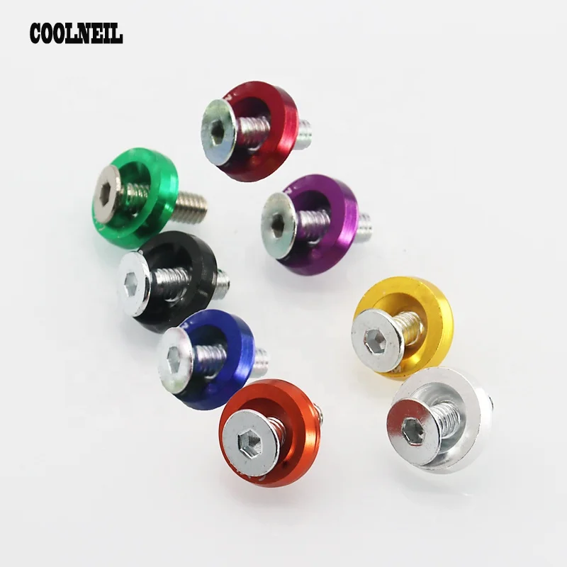 JDM Style Aluminum Car Bumper Spacers Fasteners Fender Washers