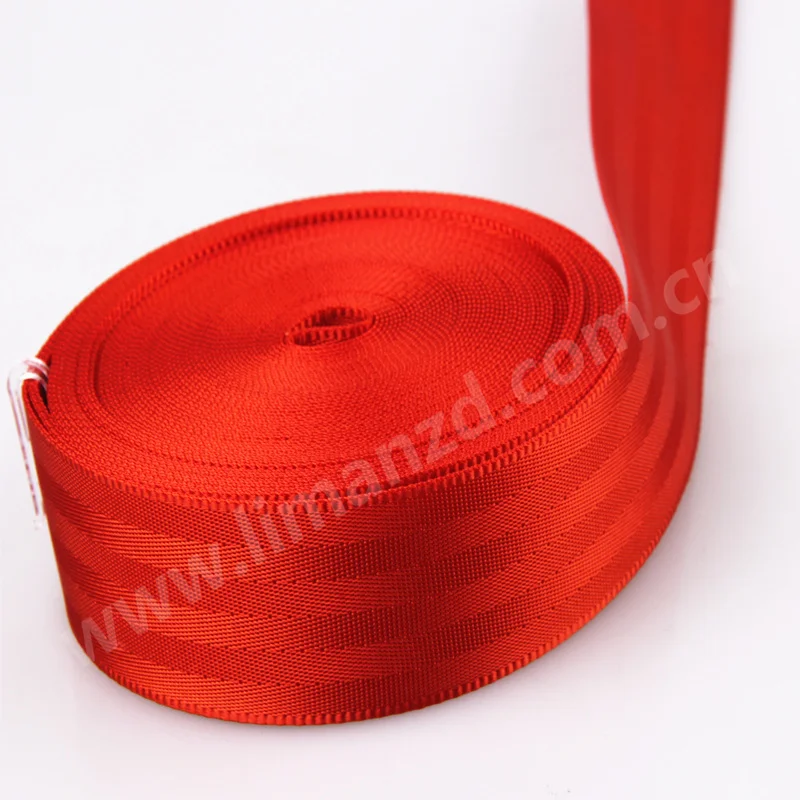 Красная тесьма для автомобильного ремня безопасности безопасности/ремня