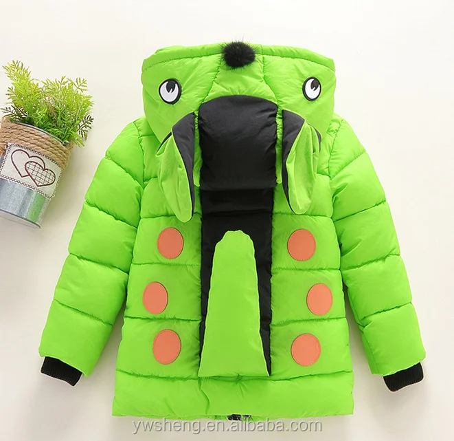 2016 new winter clothes cartoon Korean boys and girls jacket down coat