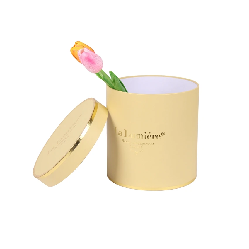 
Custom round cardboard luxury flower hat boxes wholesale 