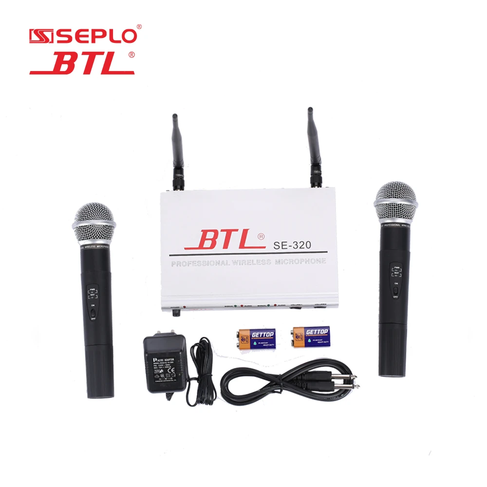 Factory Price Enping BTL UHF Best Wireless Professional Karaoke Microphone SE-320