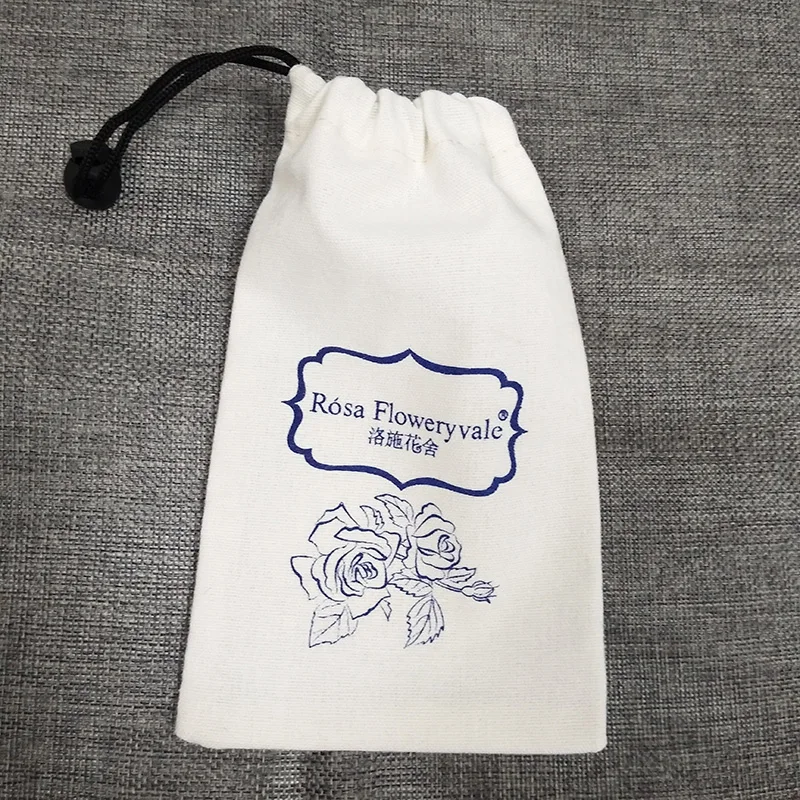 
Cotton Fabric Pouch For Cosmetic Travel Packaging 