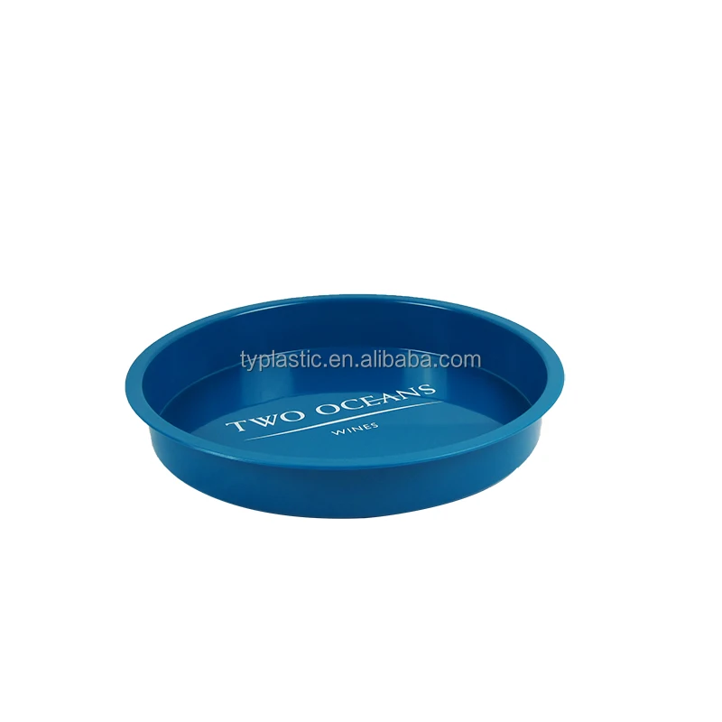 Food grade Anti-slip Custom Plastic Serving Tray For Bar