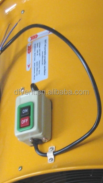 
400mm 220V 50HZ 60HZ portable air blower ventilator 