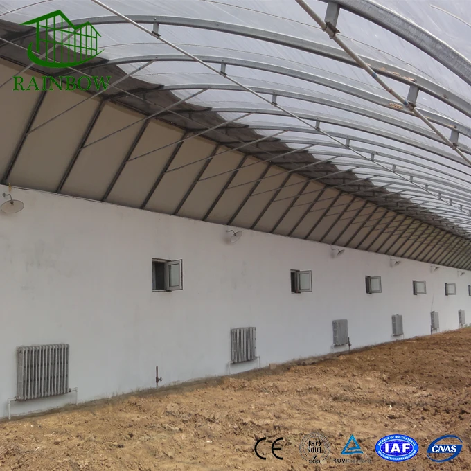 Китайская теплица с солнечной теплой зеленой пленкой для дома с системой отопления