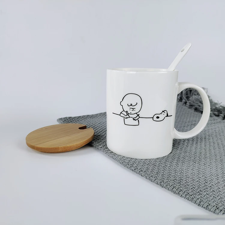 
porcelain tea cup for sublimation blanks ceramic mug custom logo coated thermal transfer 