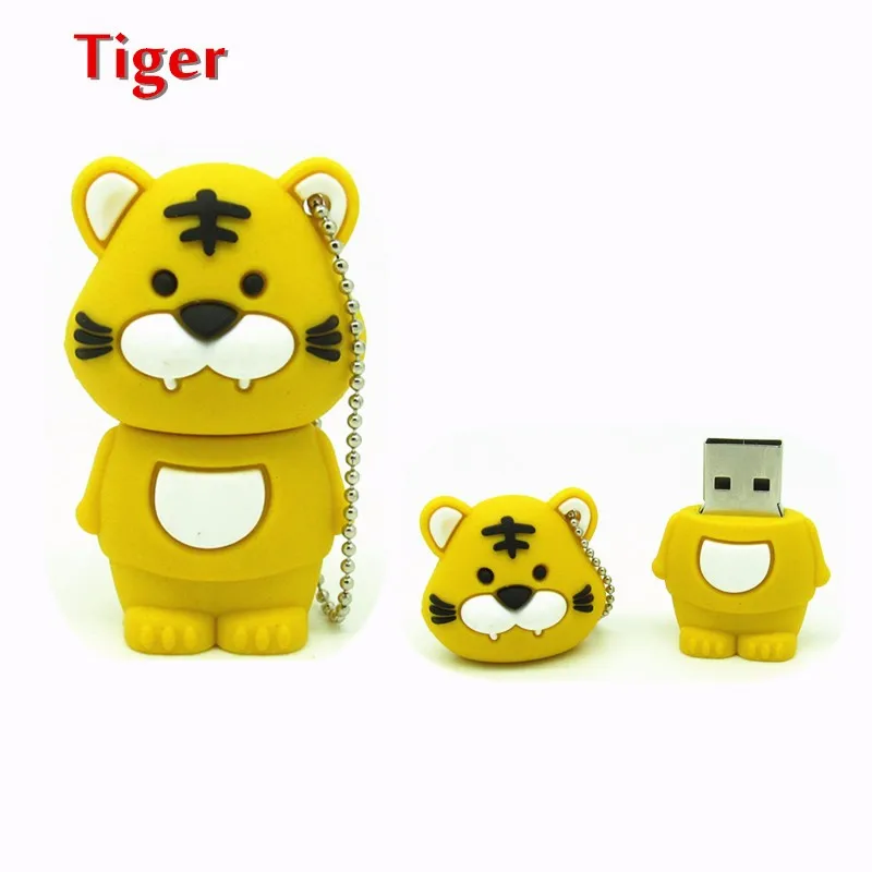 Zodiac Usb Flash Drive Pendrive Pen Drive Cute Chinese Cartoon PVC 8GB 16GB 32GB A-class Flash Chip USB 2.0 Customized Package