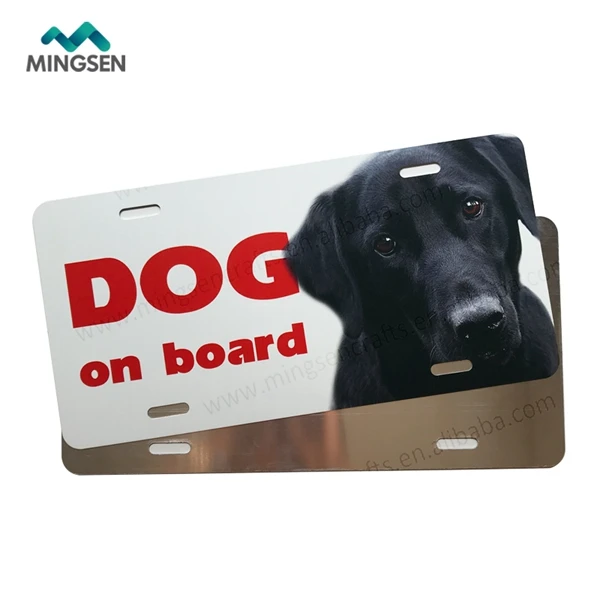 custom decoration promotional souvenir gift aluminum mini car license plate keychain