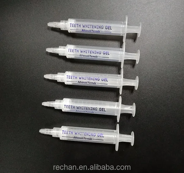 Private label empty 10ml teeth whitening gel syringes