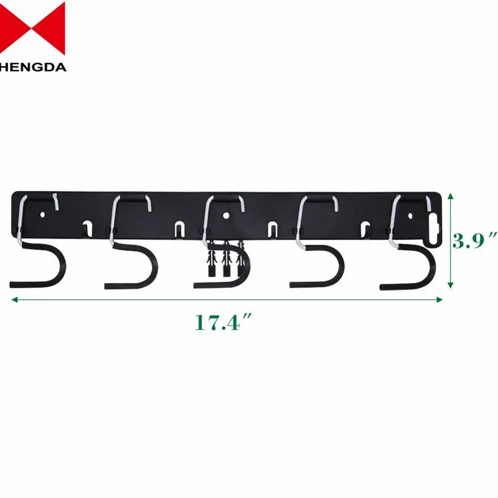 
Garage Tool Organizer Wall Mount, Mop Broom Holder, Wall Holders for Tools, 4 Pack 