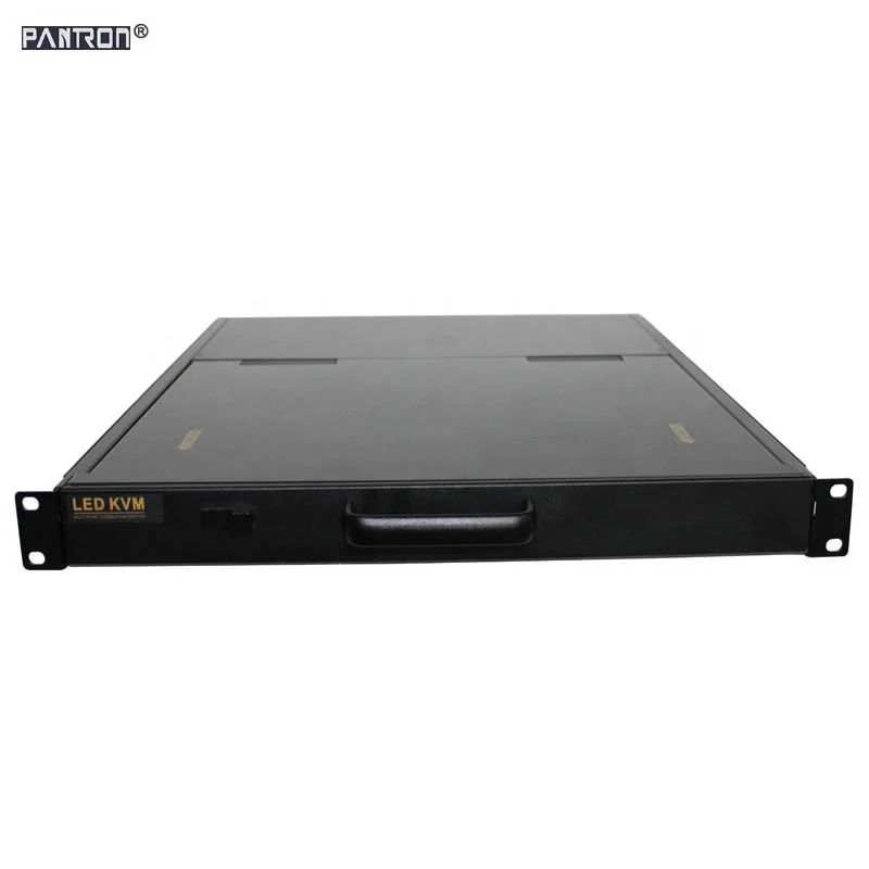 17 inch 1U rack mount keyboard control monitor kvm console VGA KVM extender  8 Port USB ps2  KVM switch