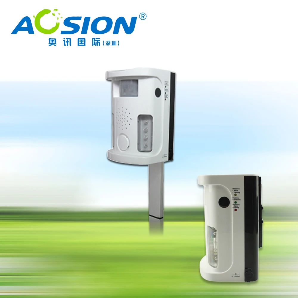 Aosion Pest Monkey Repeller Products Ultrasonic Bat Scare Machine Pir Sensor Bird Control For Outdoor