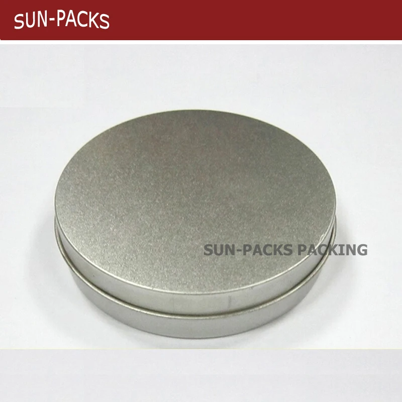 Custom Metal round Mini mint tins/sugar box seamless body