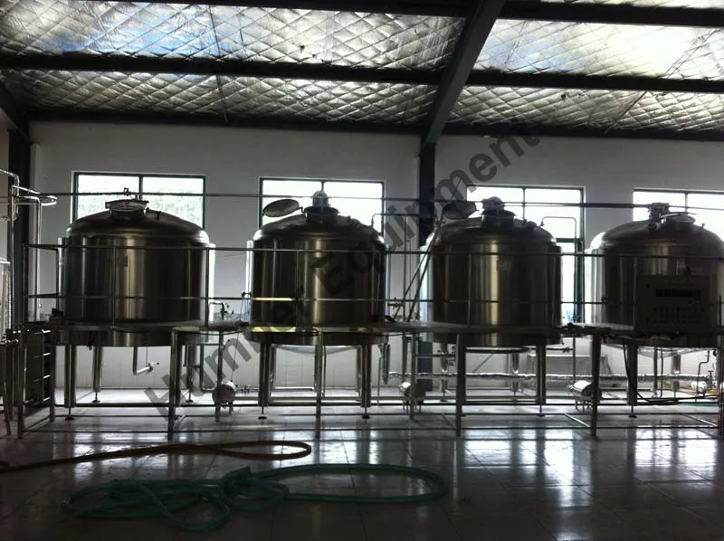 3.0 мм Толщина SUS304 Нержавеющей Стали 7 Баррель Пивоваренная Система Пиво Оборудование для Микро Пивоварня Завод