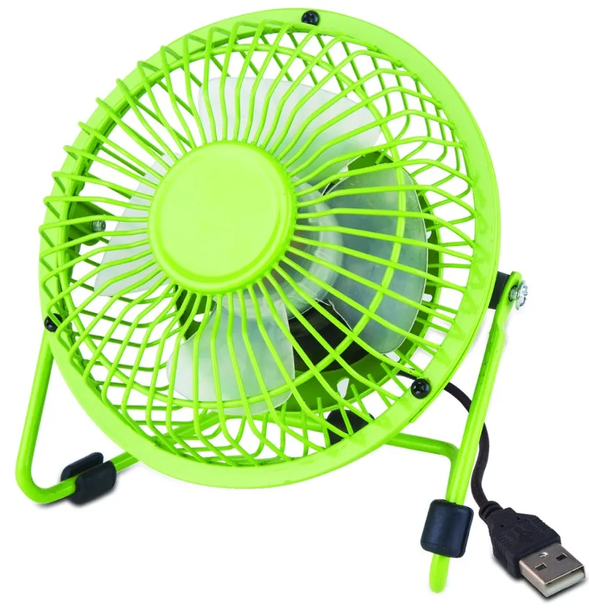 MINI USB DESK TABLE FAN dc5V 2.5W 4inch 6inch METAL/PLASTIC