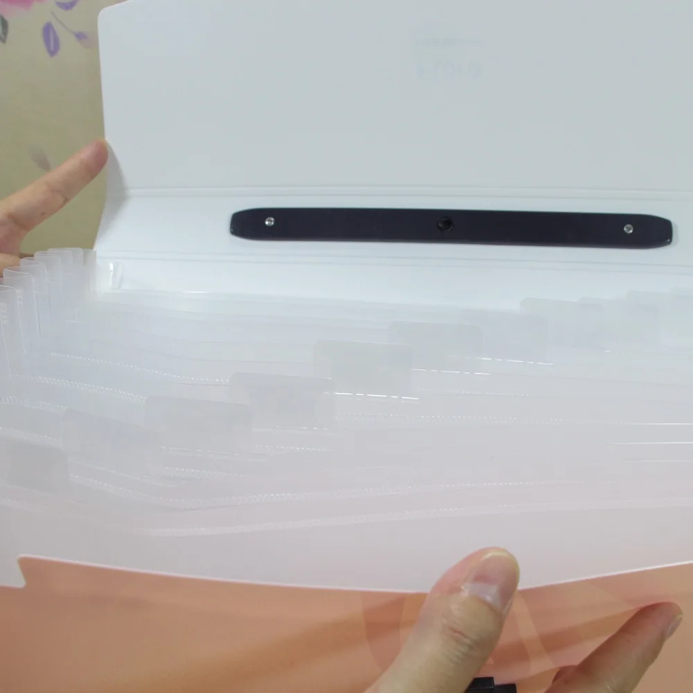 A4 Office School Document Bags Box File Case with Handle Expandable File Folders with Divider File folder storage bag