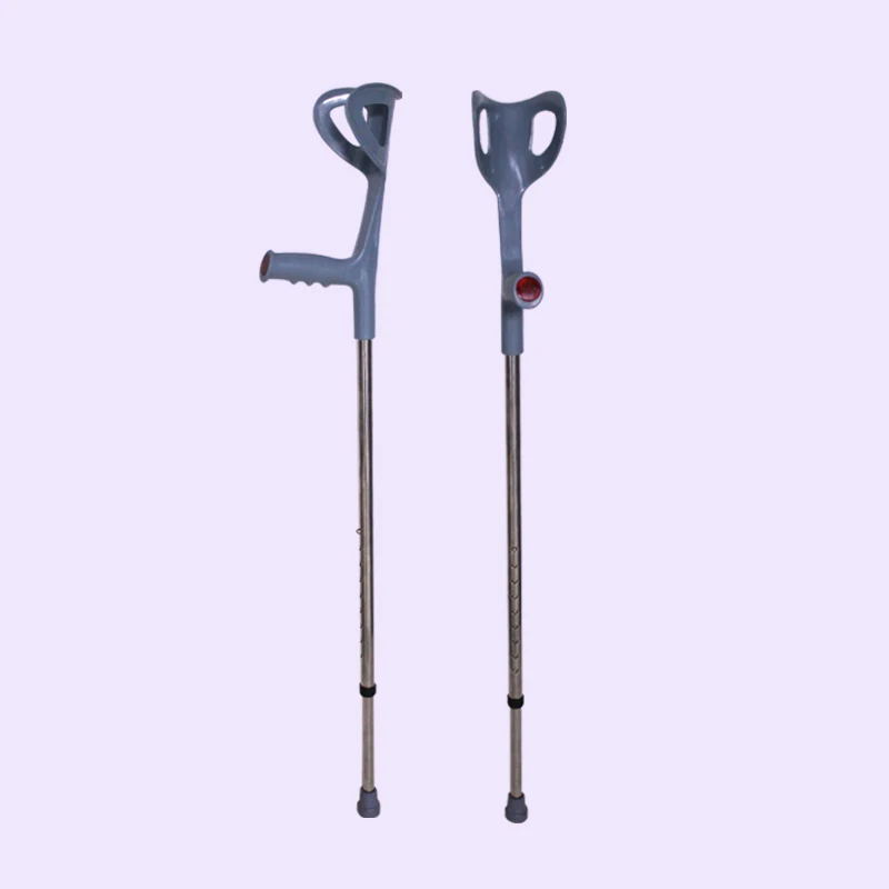 Stainless steel elbow crutches with comfortable Handle