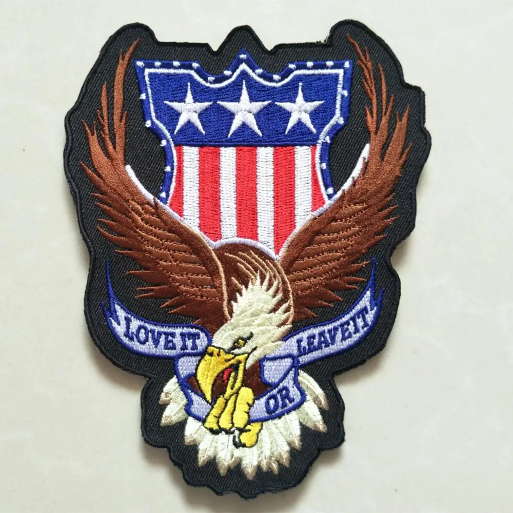 
Gift shop self-adhesive embroidery patch custom logo patches military patch 