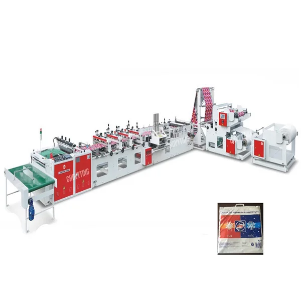 CW-800HCB High quality dural rigid handle thermos bag making machine