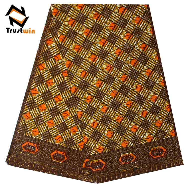 Veritable wax african fabric java wax print fabric