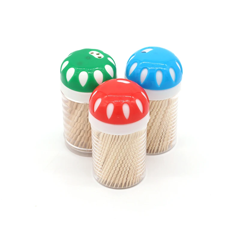 New 2.0*65 Biodegradable Toothpicks Manufacturers With Custom Bottle