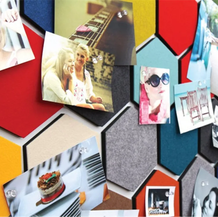 
Multi color felt message bulletin board felt notice pinboard 