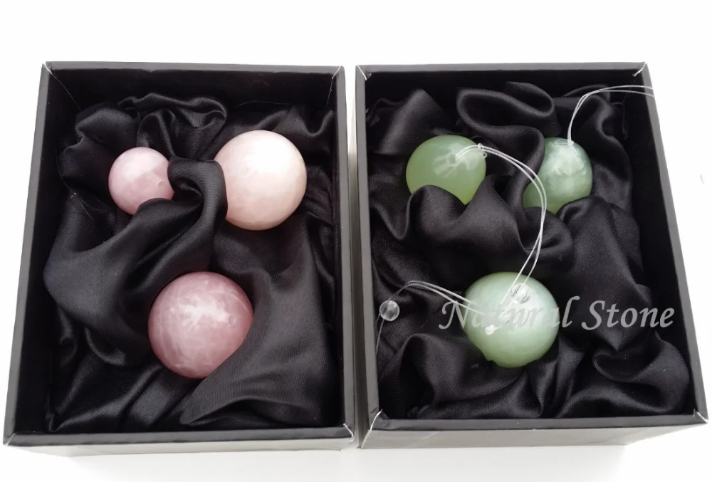 
Ben Wa Mia Egg Pelvic Exercise Weight Vagina Fitness Egg for Sale Natural semi-precious stone carfts 