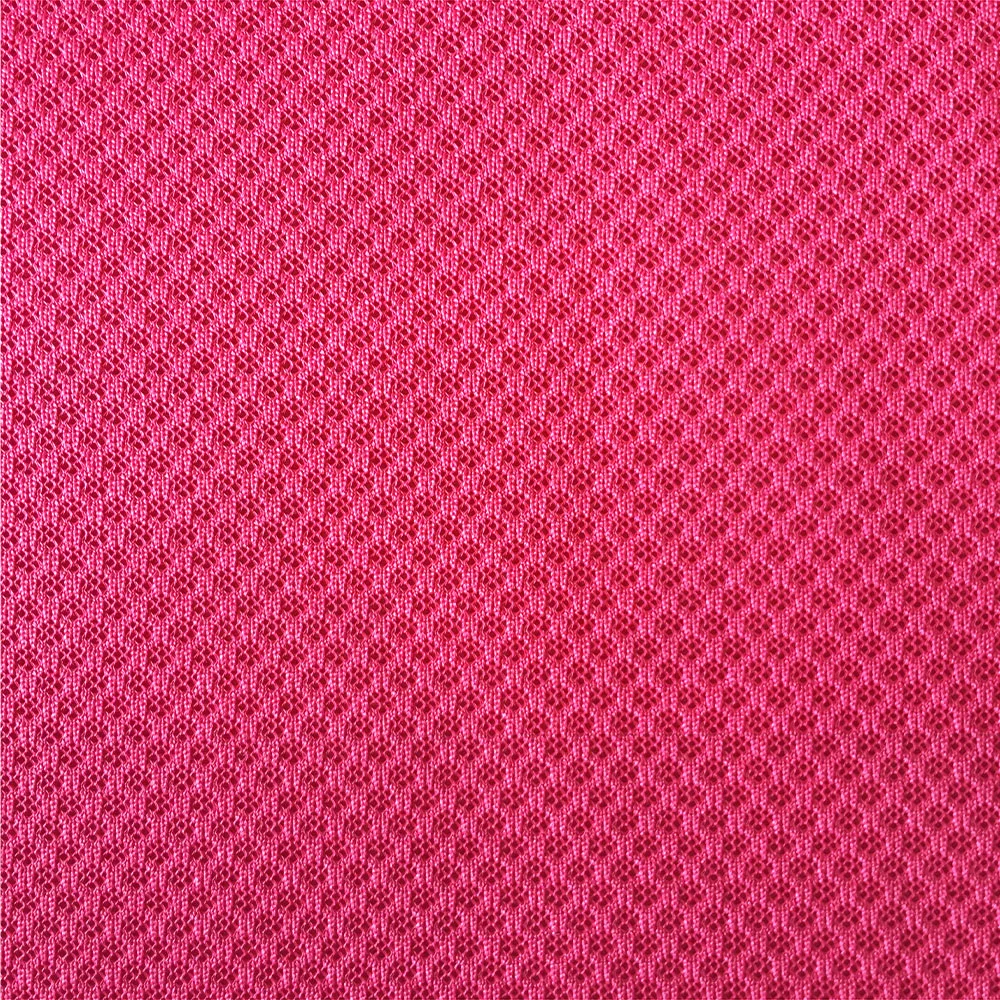 Hot sale breathable honeycomb  knitted fabric sandwich mesh fabric 3d knitted air mesh fabric with spacer for sport shoes