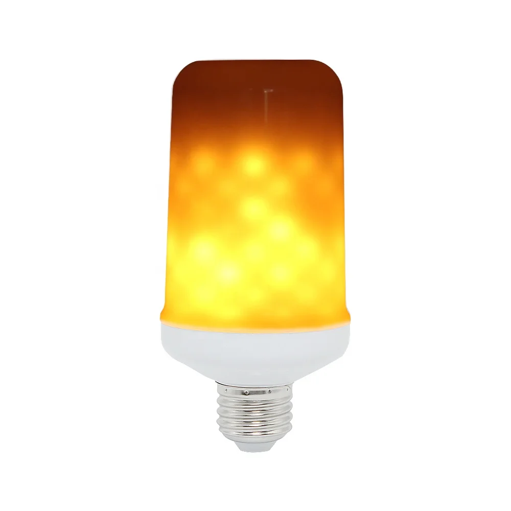 Hot Simulated decoration light E27 B22 E14 4w 7w  LED Flickering Flame+White Bulb