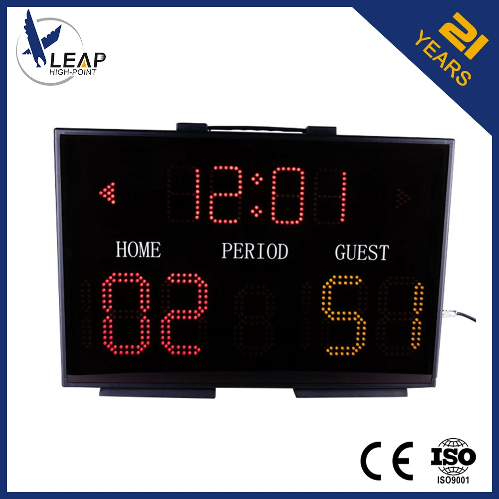 4 hours Battery Using Timer portable basketball scoreboard oem