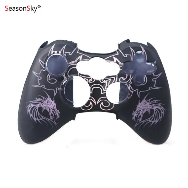 Xixun New Style Chinese Dragon Skin Protector Silicone Case for XBOX 360 controller