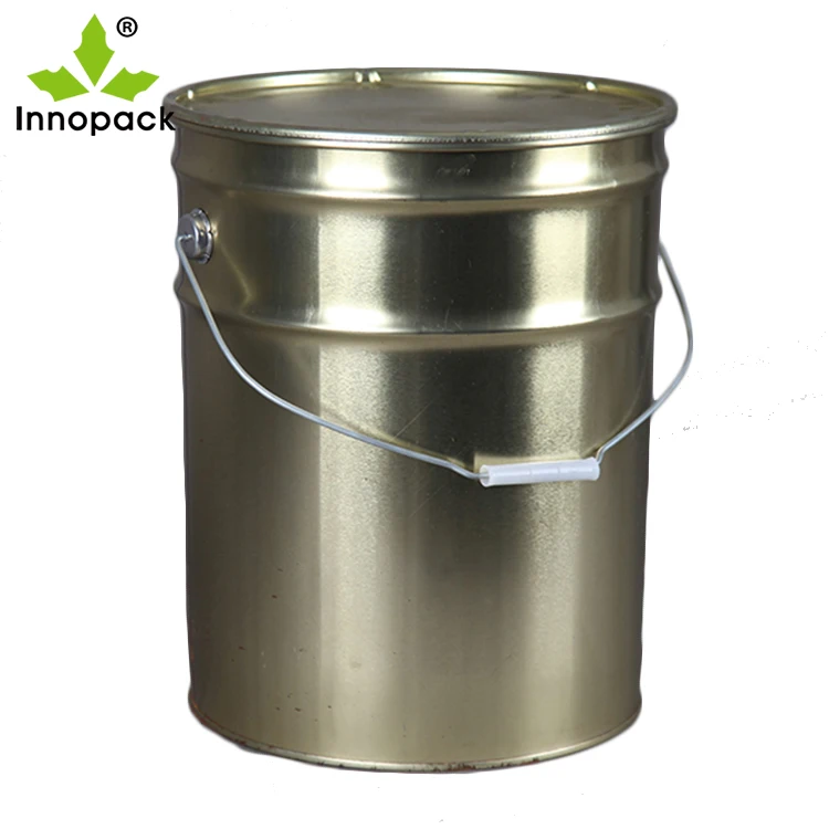 
20L metal coating can with inner coating and ring lock 